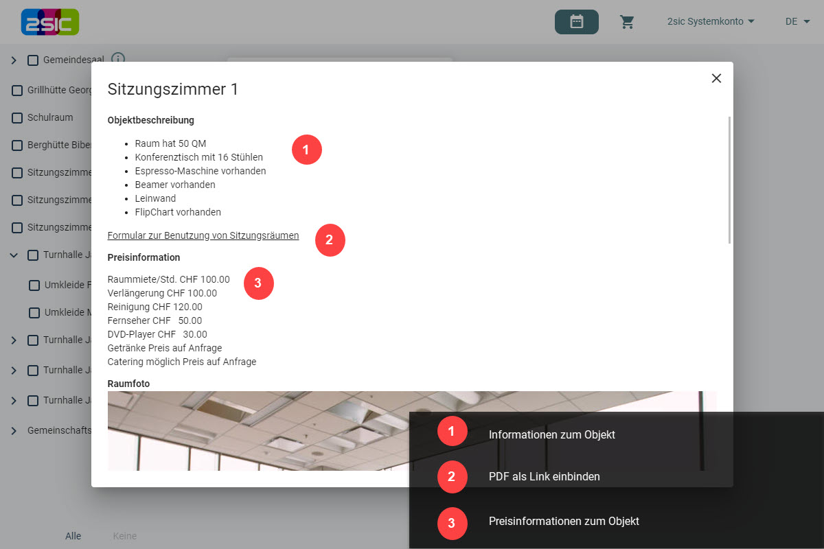 Informationen zum Objekt